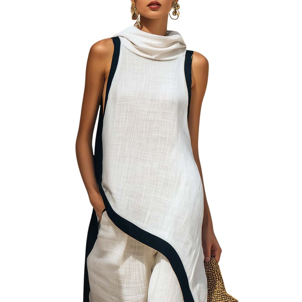 VERONNA | COMPLETO LINO ELEGANTE