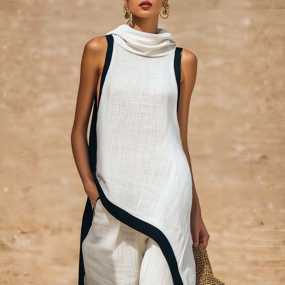 VERONNA | COMPLETO LINO ELEGANTE