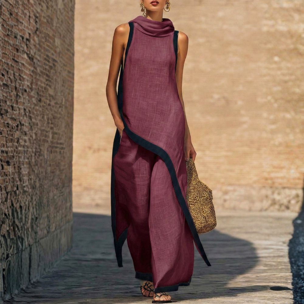 VERONNA | COMPLETO LINO ELEGANTE