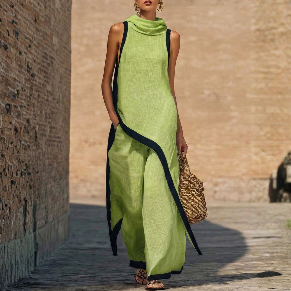 VERONNA | COMPLETO LINO ELEGANTE