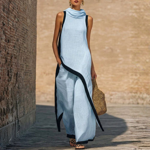 VERONNA | COMPLETO LINO ELEGANTE